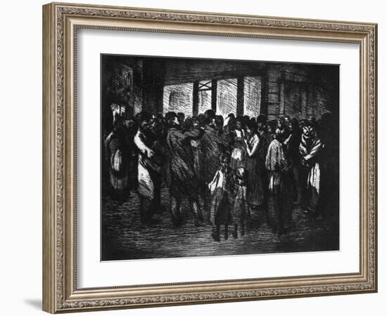 Chanteurs De Rue, C1800-1840-Theophile Steinlen-Framed Giclee Print