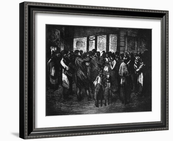 Chanteurs De Rue, C1800-1840-Theophile Steinlen-Framed Giclee Print