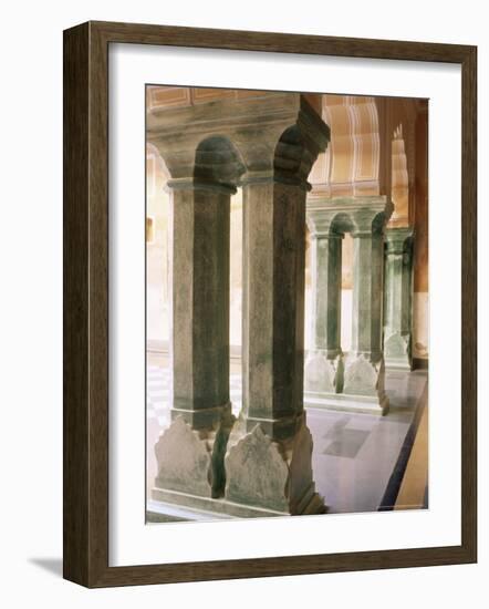 Chanwar Palki Walon-Ki Haveli (Mansion), 400 Years Old, Restored to Its Original State, Amber-John Henry Claude Wilson-Framed Photographic Print