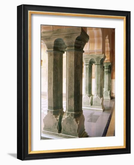 Chanwar Palki Walon-Ki Haveli (Mansion), 400 Years Old, Restored to Its Original State, Amber-John Henry Claude Wilson-Framed Photographic Print