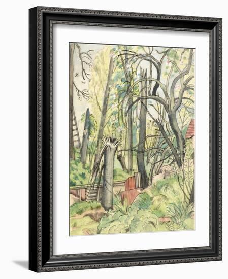 Chaos Decoratif, 1917 (Ink & W/C on Paper)-Paul Nash-Framed Giclee Print