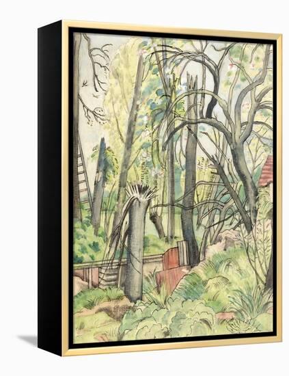 Chaos Decoratif, 1917 (Ink & W/C on Paper)-Paul Nash-Framed Premier Image Canvas