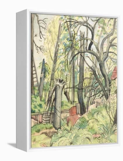 Chaos Decoratif, 1917 (Ink & W/C on Paper)-Paul Nash-Framed Premier Image Canvas