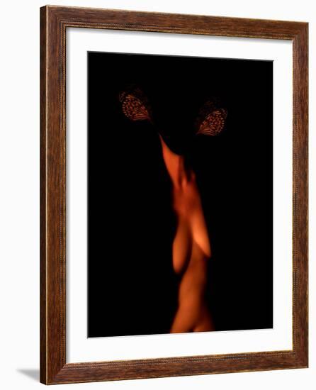 Chaos Theory and Lorenz Butterflies-Katherine Sanderson-Framed Photographic Print