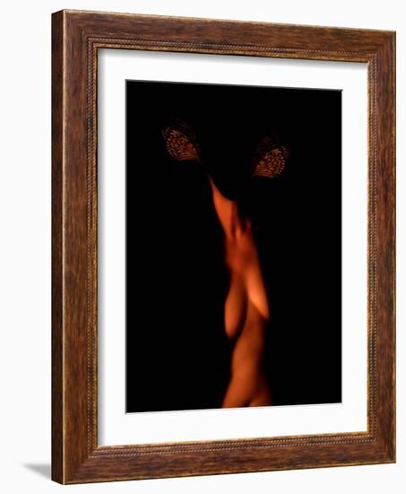 Chaos Theory and Lorenz Butterflies-Katherine Sanderson-Framed Photographic Print