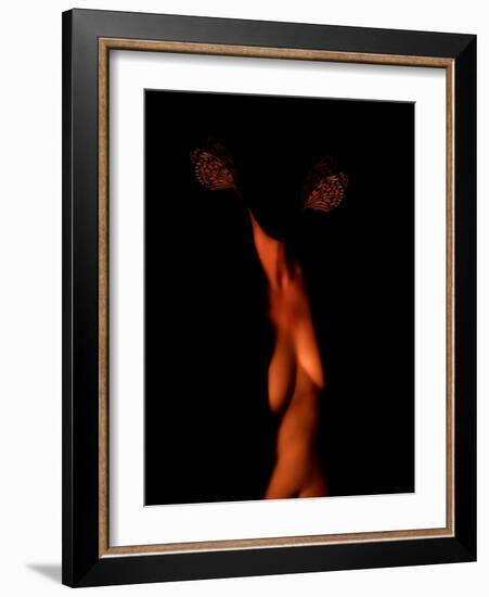 Chaos Theory and Lorenz Butterflies-Katherine Sanderson-Framed Photographic Print