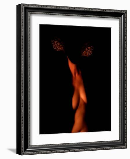 Chaos Theory and Lorenz Butterflies-Katherine Sanderson-Framed Photographic Print