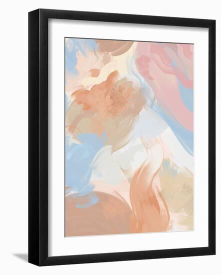 Chaotic Coral - Blend-Aria Ellis-Framed Giclee Print