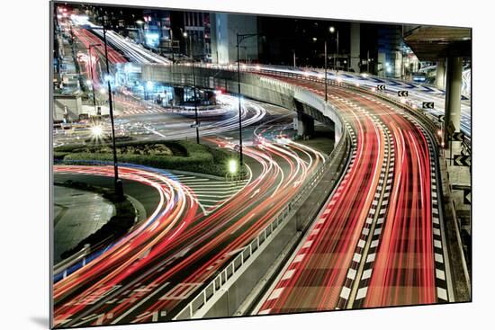 Chaotic Traffic-Koji Tajima-Mounted Art Print