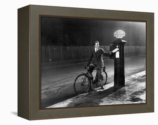 Chap Posts a Letter-Fred Musto-Framed Premier Image Canvas