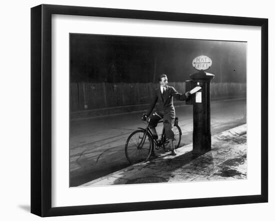 Chap Posts a Letter-Fred Musto-Framed Photographic Print