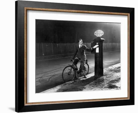 Chap Posts a Letter-Fred Musto-Framed Photographic Print