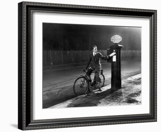 Chap Posts a Letter-Fred Musto-Framed Photographic Print