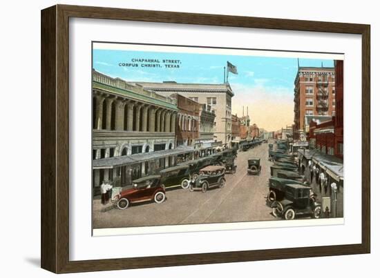 Chaparral Street, Corpus Christi, Texas-null-Framed Art Print