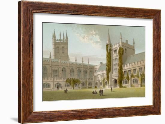 Chapel and Library, Magdalen College - Oxford-English School-Framed Giclee Print