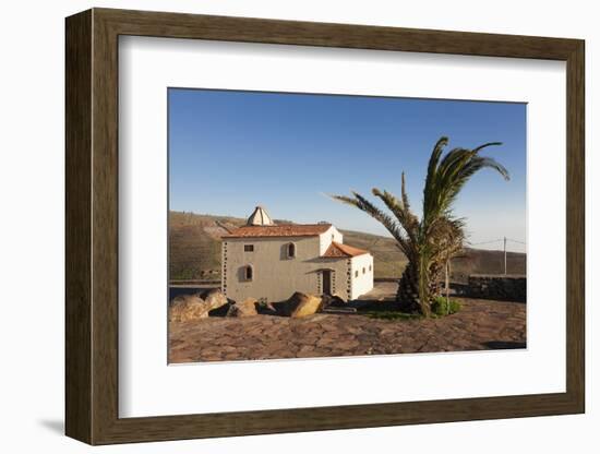 Chapel at the View Point of Mirador De Igualero, La Gomera, Canary Islands, Spain, Europe-Markus Lange-Framed Photographic Print