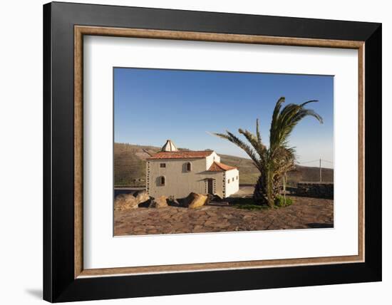 Chapel at the View Point of Mirador De Igualero, La Gomera, Canary Islands, Spain, Europe-Markus Lange-Framed Photographic Print