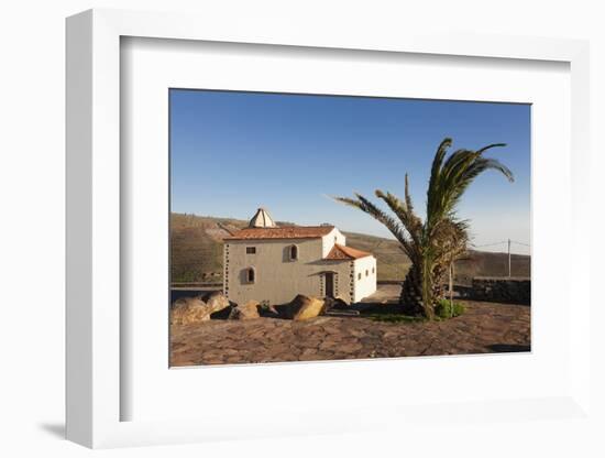 Chapel at the View Point of Mirador De Igualero, La Gomera, Canary Islands, Spain, Europe-Markus Lange-Framed Photographic Print