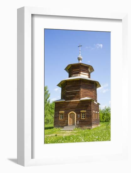 Chapel built in the 18th century, Museum of Wooden Architecture, Kostroma, Kostroma Oblast, Russia-Richard Maschmeyer-Framed Photographic Print