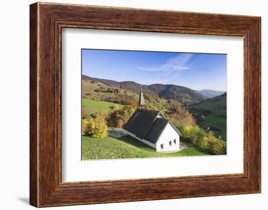 chapel close Wieden, Black Forest, Baden-Wurttemberg, Germany-Markus Lange-Framed Photographic Print