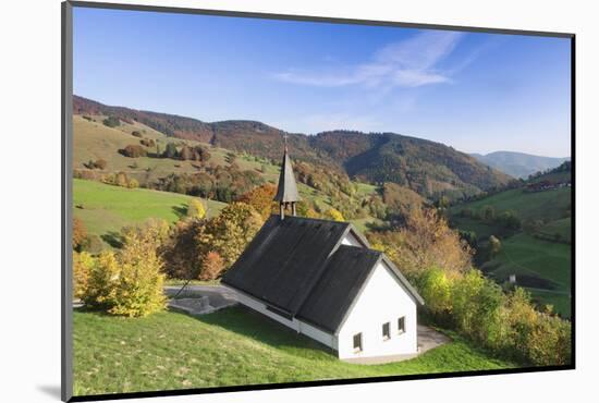 chapel close Wieden, Black Forest, Baden-Wurttemberg, Germany-Markus Lange-Mounted Photographic Print