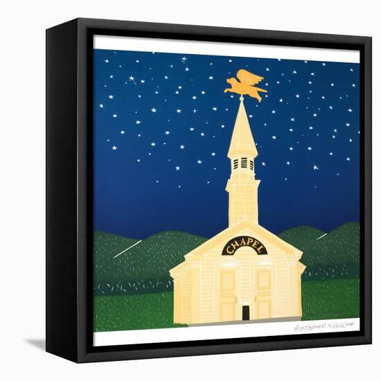Chapel Cover-Stephen Huneck-Framed Premier Image Canvas