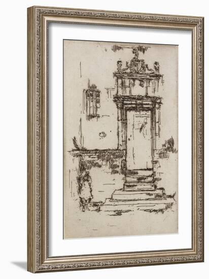 Chapel Doorway, Montresor, 1888-James Abbott McNeill Whistler-Framed Giclee Print