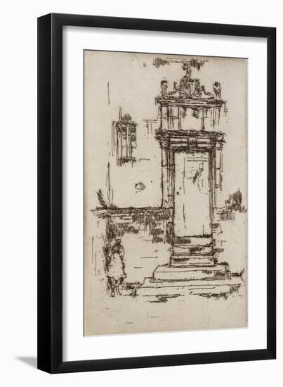 Chapel Doorway, Montresor, 1888-James Abbott McNeill Whistler-Framed Giclee Print