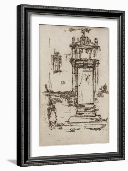 Chapel Doorway, Montresor, 1888-James Abbott McNeill Whistler-Framed Giclee Print