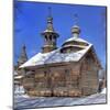 Chapel from Kashira, Museum of Wooden Architecture Vitoslavlicy, Veliky Novgorod, Novgorod Region, -Ivan Vdovin-Mounted Photographic Print