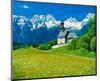 Chapel in Au, Salzburg Austria-null-Mounted Art Print