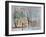 Chapel in Snow, Snug Harbor,2009, ( Watercolor)-Anthony Butera-Framed Giclee Print