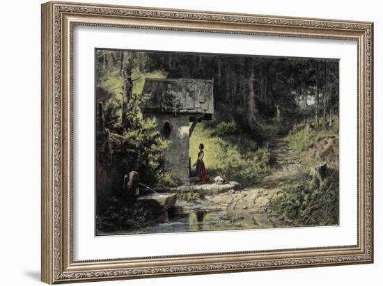 Chapel in the Woods-Carl Spitzweg-Framed Giclee Print