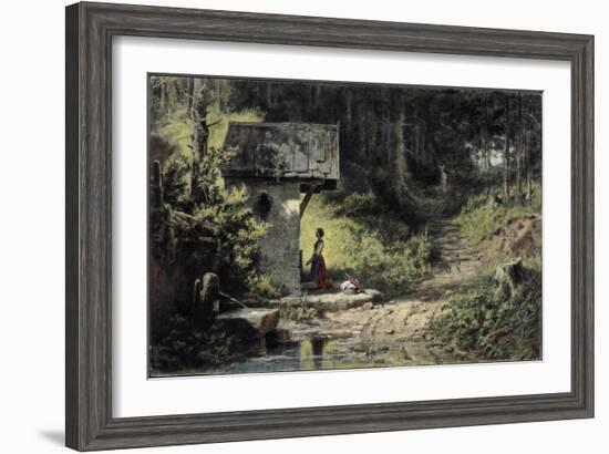 Chapel in the Woods-Carl Spitzweg-Framed Giclee Print