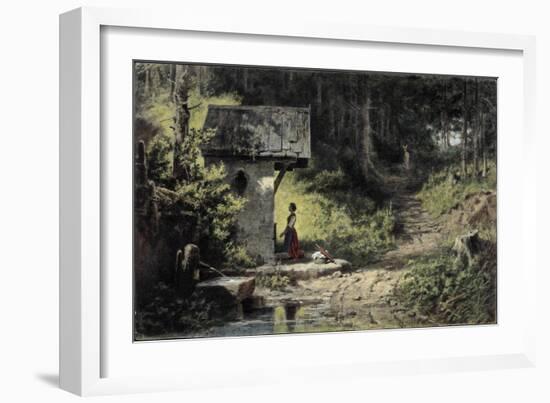 Chapel in the Woods-Carl Spitzweg-Framed Giclee Print