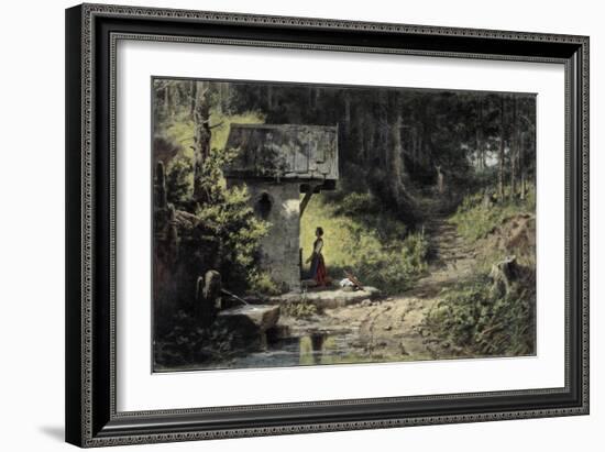 Chapel in the Woods-Carl Spitzweg-Framed Giclee Print