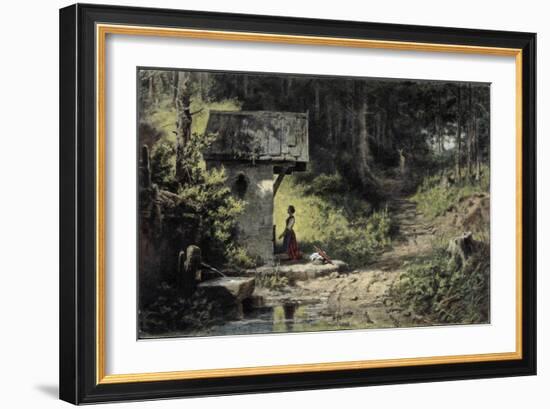 Chapel in the Woods-Carl Spitzweg-Framed Giclee Print