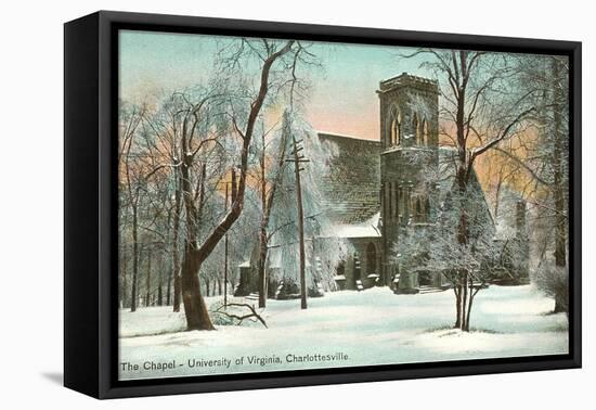 Chapel in Winter, University of Virginia, Charlottesville-null-Framed Stretched Canvas