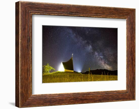 Chapel Milky Way-Niki Haselwanter-Framed Photographic Print