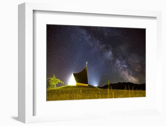 Chapel Milky Way-Niki Haselwanter-Framed Photographic Print