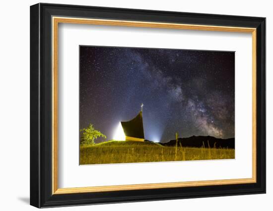 Chapel Milky Way-Niki Haselwanter-Framed Photographic Print