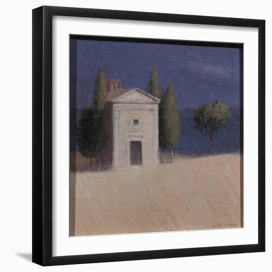Chapel Near Pienza II, 2012-Lincoln Seligman-Framed Giclee Print