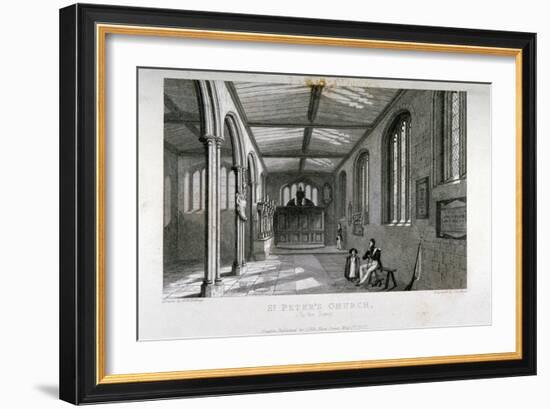 Chapel of Of St Peter Ad Vincula, Tower of London, 1837-John Le Keux-Framed Giclee Print