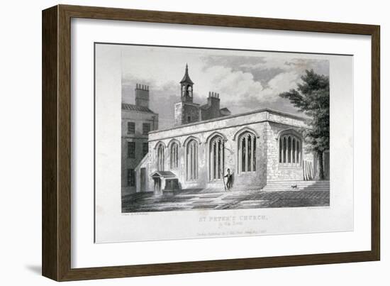 Chapel of Of St Peter Ad Vincula, Tower of London, 1837-John Le Keux-Framed Giclee Print