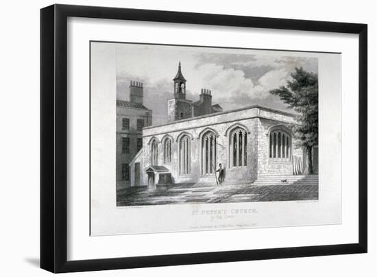 Chapel of Of St Peter Ad Vincula, Tower of London, 1837-John Le Keux-Framed Giclee Print