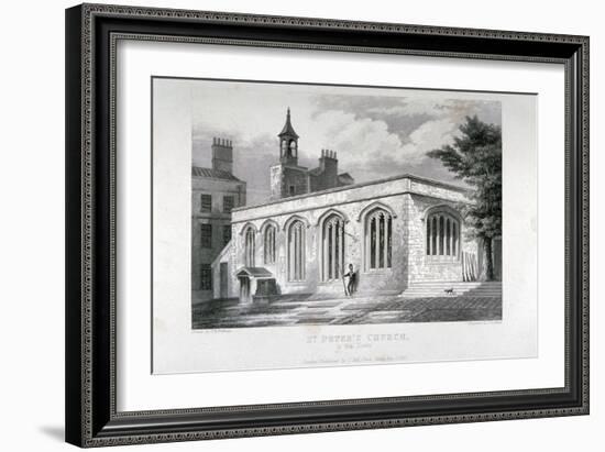 Chapel of Of St Peter Ad Vincula, Tower of London, 1837-John Le Keux-Framed Giclee Print