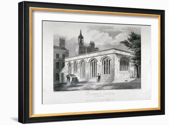 Chapel of Of St Peter Ad Vincula, Tower of London, 1837-John Le Keux-Framed Giclee Print