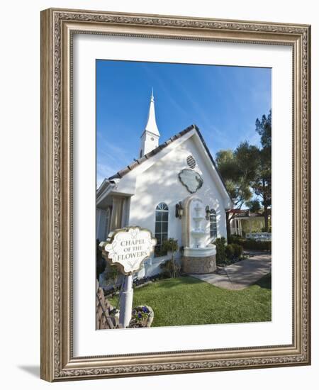 Chapel of the Flowers Wedding Chapel, Las Vegas, Nevada, United States of America, North America-Michael DeFreitas-Framed Photographic Print