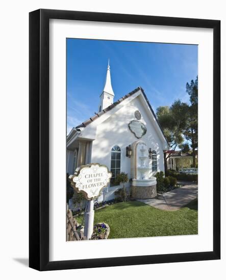 Chapel of the Flowers Wedding Chapel, Las Vegas, Nevada, United States of America, North America-Michael DeFreitas-Framed Photographic Print