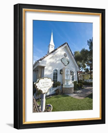 Chapel of the Flowers Wedding Chapel, Las Vegas, Nevada, United States of America, North America-Michael DeFreitas-Framed Photographic Print